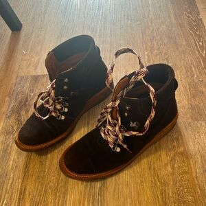 Leather boots